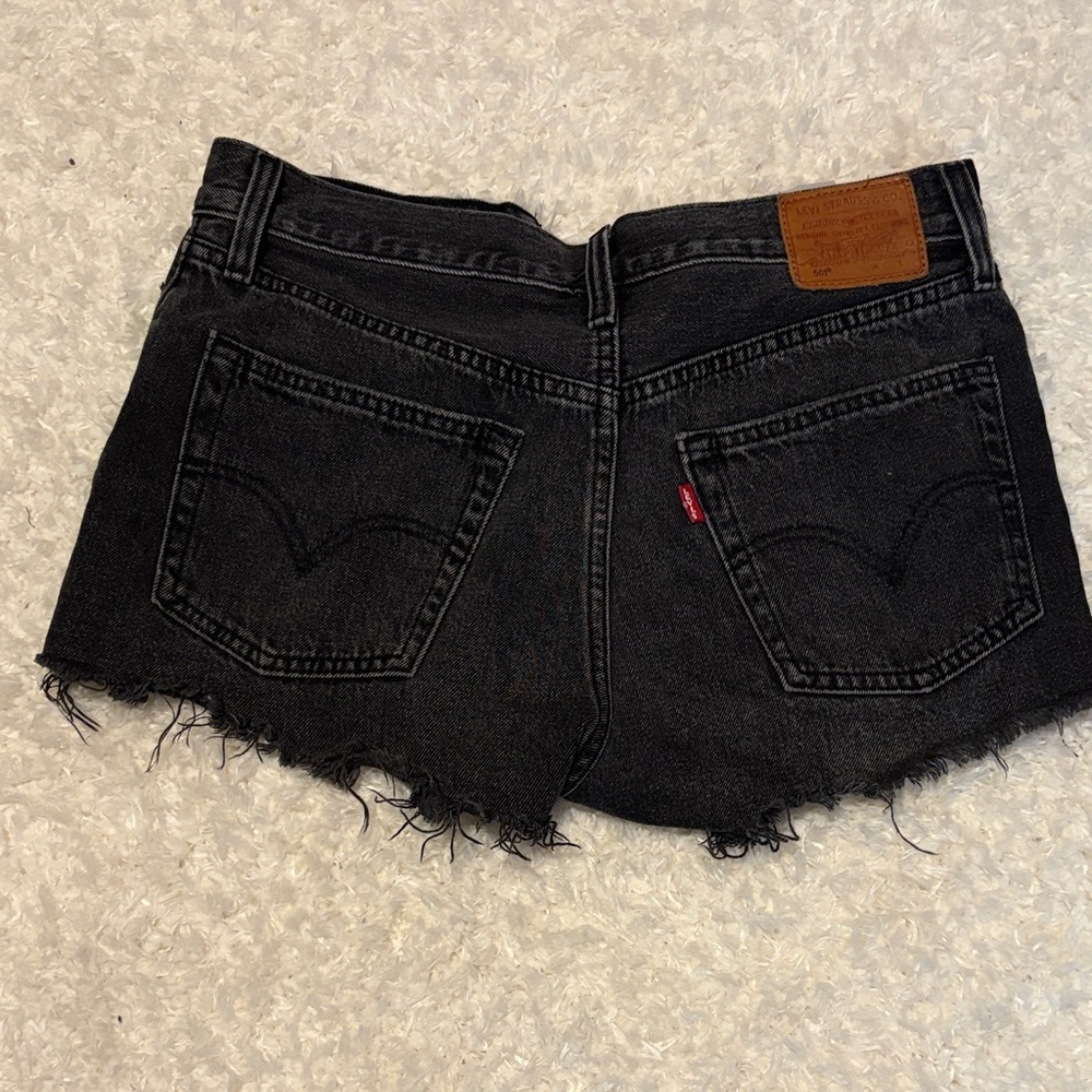 Levi's Women's Dark Denim Jean Shorts